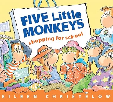 IMG : Five Little Monkeys shopping for school