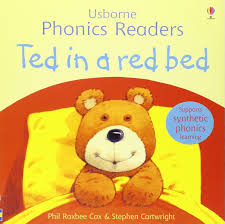 IMG : Usborne Phonics readers Ted in a red bed