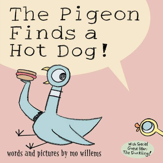 IMG : The Pigeon finds a hot Dog!