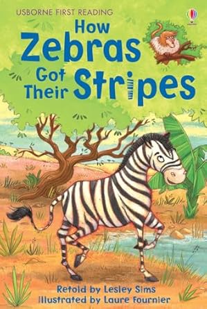 IMG : Usborne First Reading : Level Two How Zebras Got Their Stripes 