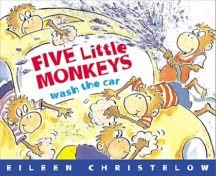 IMG : Five Little Monkeys wash the car