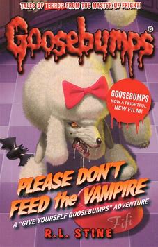 IMG : Goosebumps- please don’t feed the vampire# 15 give yourself