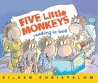 IMG : Five Little Monkeys reading in bed