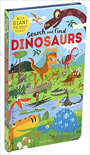 IMG : Search and Find Dinosaur With Giant foldout scenes